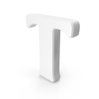 White Letter T PNG & PSD Images