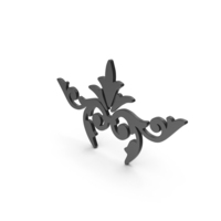 Black Floral Decorative Frame PNG & PSD Images