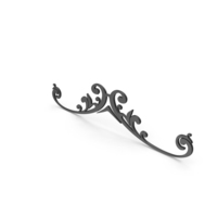 Black Floral Design Border PNG & PSD Images