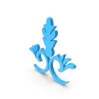Blue Leaf Design PNG & PSD Images