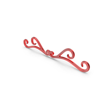 Red Glass Decorative Floral Design Border PNG & PSD Images