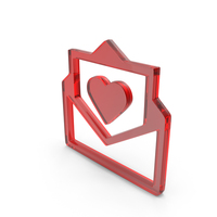 Heart Mail Message Web Like Glass PNG & PSD Images