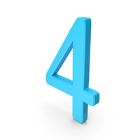 Font Design 04 Blue PNG & PSD Images