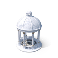 White Marble Gazebo PNG & PSD Images