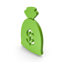 Money Dollar Bag Symbol Green PNG & PSD Images