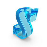 Glass Times Roman Italic Small Alphabet S PNG & PSD Images