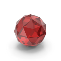 Red Spherical Gemstone PNG & PSD Images