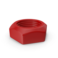 Red Hex Nut PNG & PSD Images