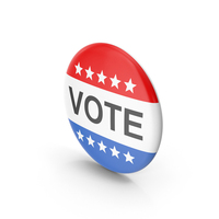 Round Vote Badge PNG & PSD Images