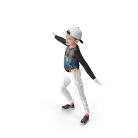 Child Boy Street Style Pose PNG & PSD Images