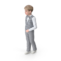 Realistic Child Boy Party Style PNG & PSD Images