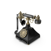 Rotary Antique Vintage Phone PNG & PSD Images