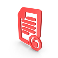 Open Lock Security Digital Document Symbol Red PNG & PSD Images