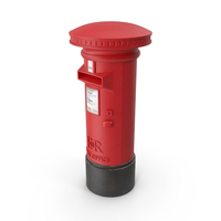Royal Mail Pillar Post Box PNG & PSD Images