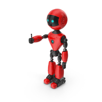 Red & Black Robot PNG & PSD Images