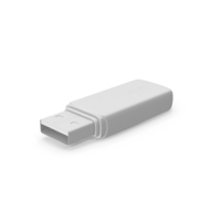 Monochrome USB Flash Drive PNG & PSD Images
