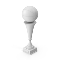 Monochrome Basketball Trophy PNG & PSD Images