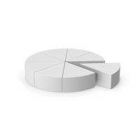 Monochrome Pie Chart PNG & PSD Images