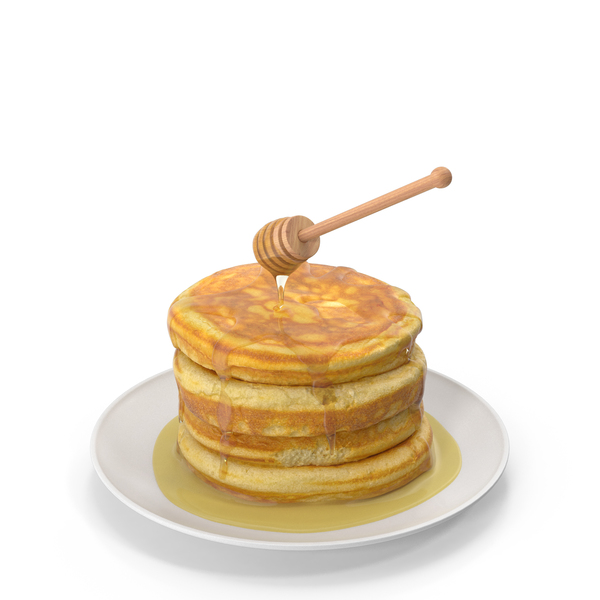 Pancakes With Honey PNG & PSD Images