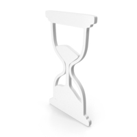 White Hourglass Symbol PNG & PSD Images