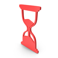 Red Hourglass Symbol PNG & PSD Images
