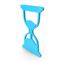 Blue Hourglass Symbol PNG & PSD Images