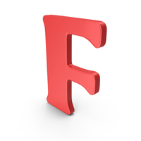 Red Alphabet F PNG & PSD Images