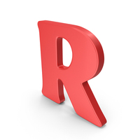 Red Alphabet R PNG & PSD Images