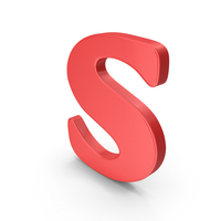 Red Alphabet S PNG & PSD Images