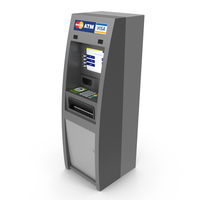 ATM机PNG和PSD图像