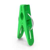Plastic Clothespin Green PNG & PSD Images