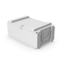 Monochrome Military Wooden Crate PNG & PSD Images