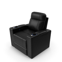 Valencia Home Theater Seating Black PNG & PSD Images