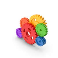 Colorful Wheels in Motion PNG & PSD Images