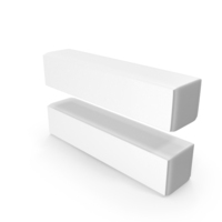 White Equal Math Symbol PNG & PSD Images