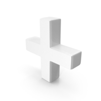 Positive Plus Symbol White PNG & PSD Images