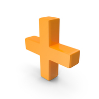 Orange Plus Symbol PNG & PSD Images