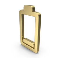 Low Battery Symbol Gold PNG & PSD Images