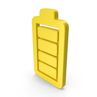 Full Battery Symbol Yellow PNG & PSD Images