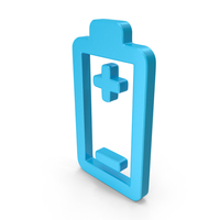 Battery Terminal Symbol Blue PNG & PSD Images