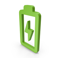 Battery Charging Symbol Green PNG & PSD Images