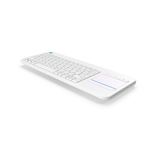 Keyboard With Touchpad White PNG & PSD Images