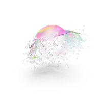 Soap Bubble Burst Stage 6 PNG & PSD Images