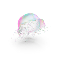 Soap Bubble Burst Stage 5 PNG & PSD Images