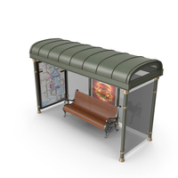 Bus Stop Green PNG & PSD Images