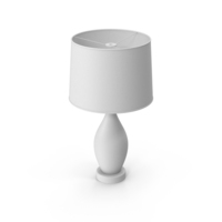 Monochrome Table Lamp PNG & PSD Images