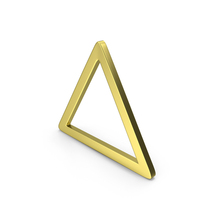 Gold Triangular Shape PNG & PSD Images