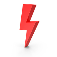 Red High Voltage Symbol PNG & PSD Images