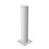 Monochrome Safety Bollard PNG & PSD Images
