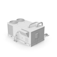 Monochrome Rooftop AC unit PNG & PSD Images